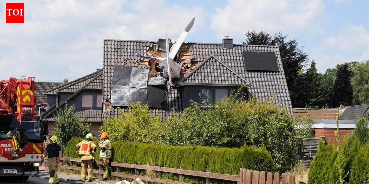 German small plane crashes into house, killing two