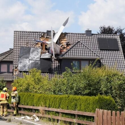 German small plane crashes into house, killing two