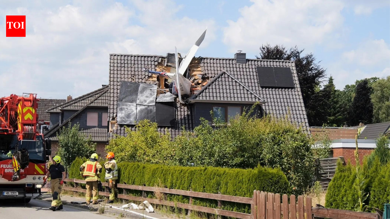 German small plane crashes into house, killing two