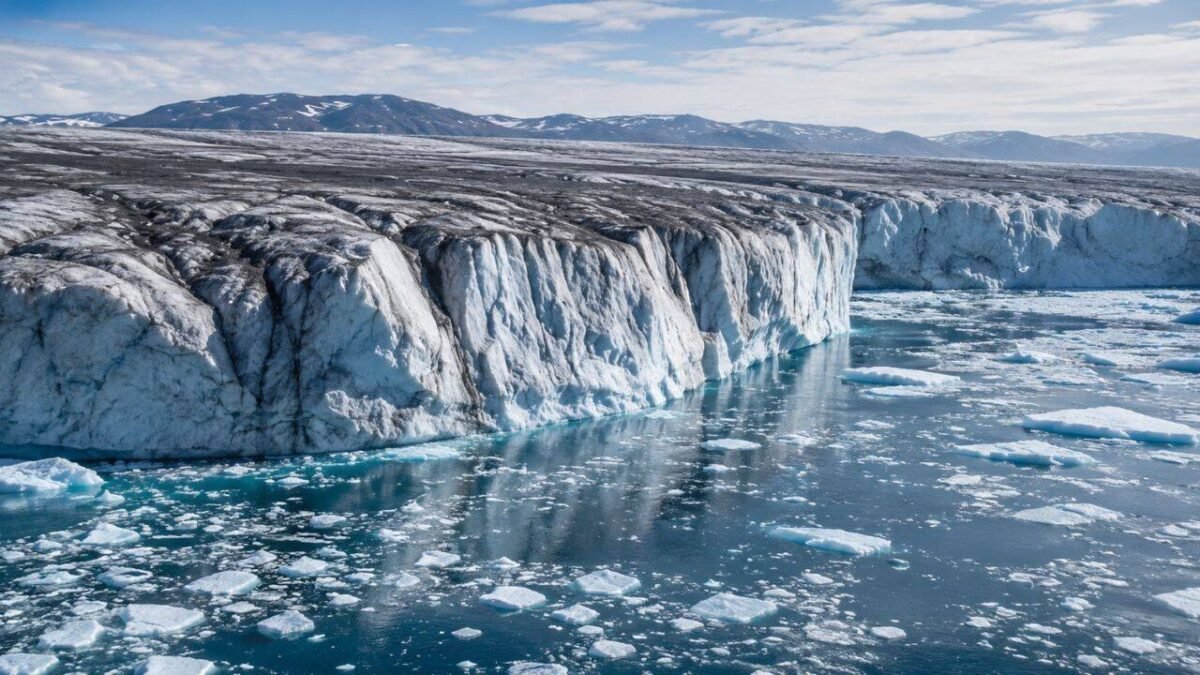 Greenland lost 105 billion tonnes of ice in a year, but scientists say darkening of its surface could make future melting worse World News