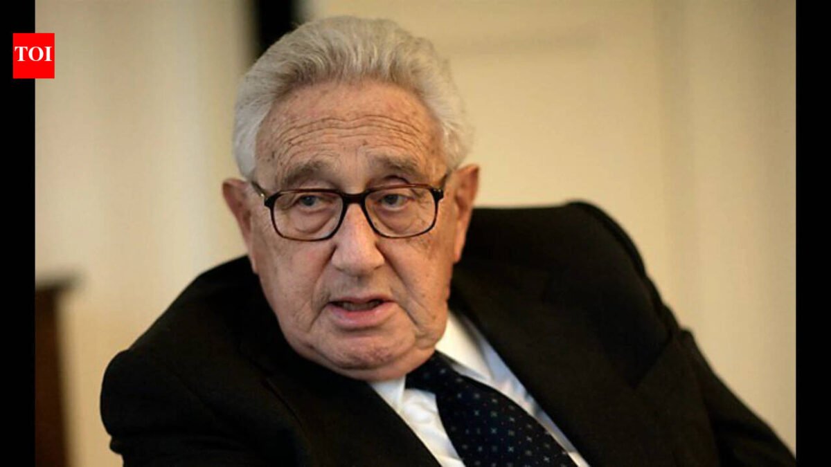 Henry Kissinger's quote of the day: "Don't be too ambitious. Do the most important thing you can think of doing every year, and your career will fall into place" and great career advice