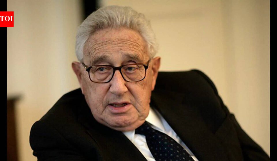 Henry Kissinger's quote of the day: "Don't be too ambitious. Do the most important thing you can think of doing every year, and your career will fall into place" and great career advice