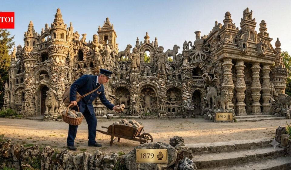 In 1879, a French postman picked up a strange stone. Over the next 33 years, he built with his own hands one of the most extraordinary palaces in Europe | World News