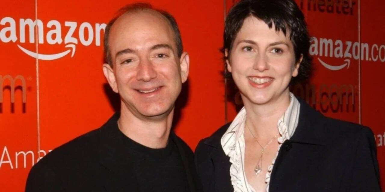 In 1994, as Jeff Bezos sat in the passenger seat writing Amazon's business plan, his wife, MacKenzie Scott, drove them on a 2,000-mile U.S. road trip in a borrowed car