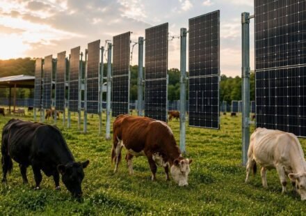 In New Jersey, cows named Blossom, Misty and Flurry grazed under solar panels as scientists tested whether a field could produce both food and clean energy. world news