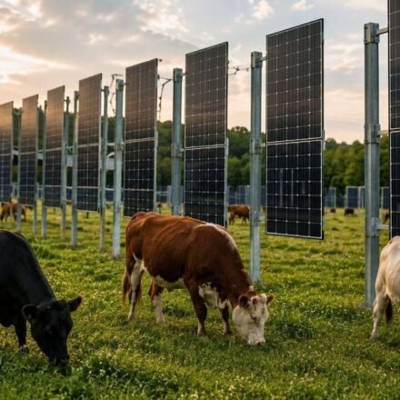 In New Jersey, cows named Blossom, Misty and Flurry grazed under solar panels as scientists tested whether a field could produce both food and clean energy. world news
