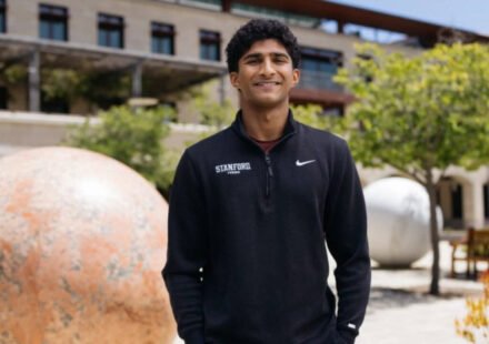 Indian-born ACC champion Samir Banerjee built algorithms to analyze tennis data for his science, technology and society degree from Stanford University