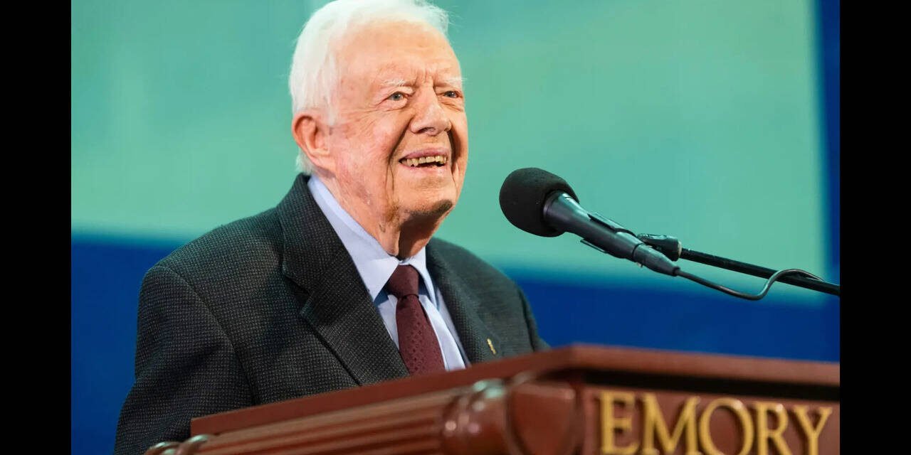 Jimmy Carter's quote of the day: "We should live as if Christ came this afternoon"