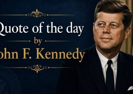 John F. Kennedy's quote of the day: "My fellow Americans, ask not what your country can do for you, ask what you can do for your country." | World News