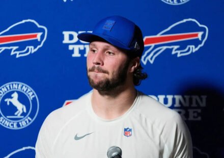 Josh Allen's annual 117-hole golf tournament helps boost his children's hospital fund to $17 million; after becoming a father, he tells parents he finally understands their pain | NFL News