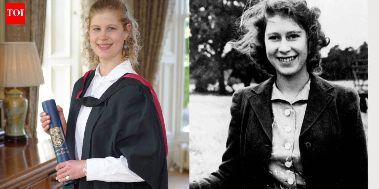 Lady Louise graduates from university, but royal fans can't stop seeing young Queen Elizabeth II in her