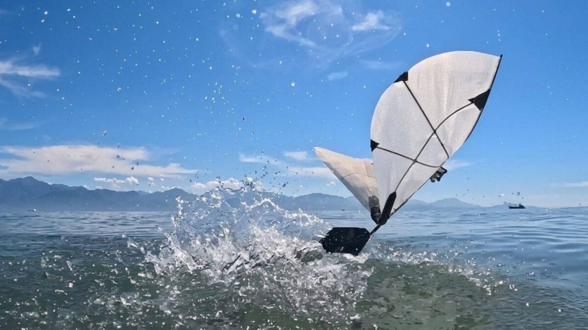 MIT built a 300-gram robot that can fly through the sky, dive underwater and take off again, like a loon |
