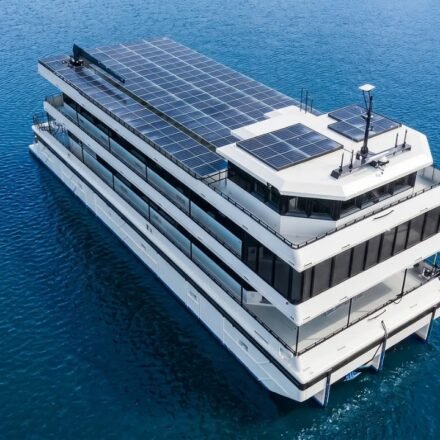 Man builds $15 million solar-powered floating mansion with swimming pool, five king-size suites and roof covered in solar panels | World News