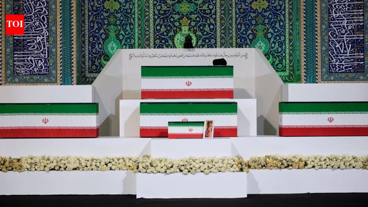 Mass grief at funeral shows hardline control of postwar Iran