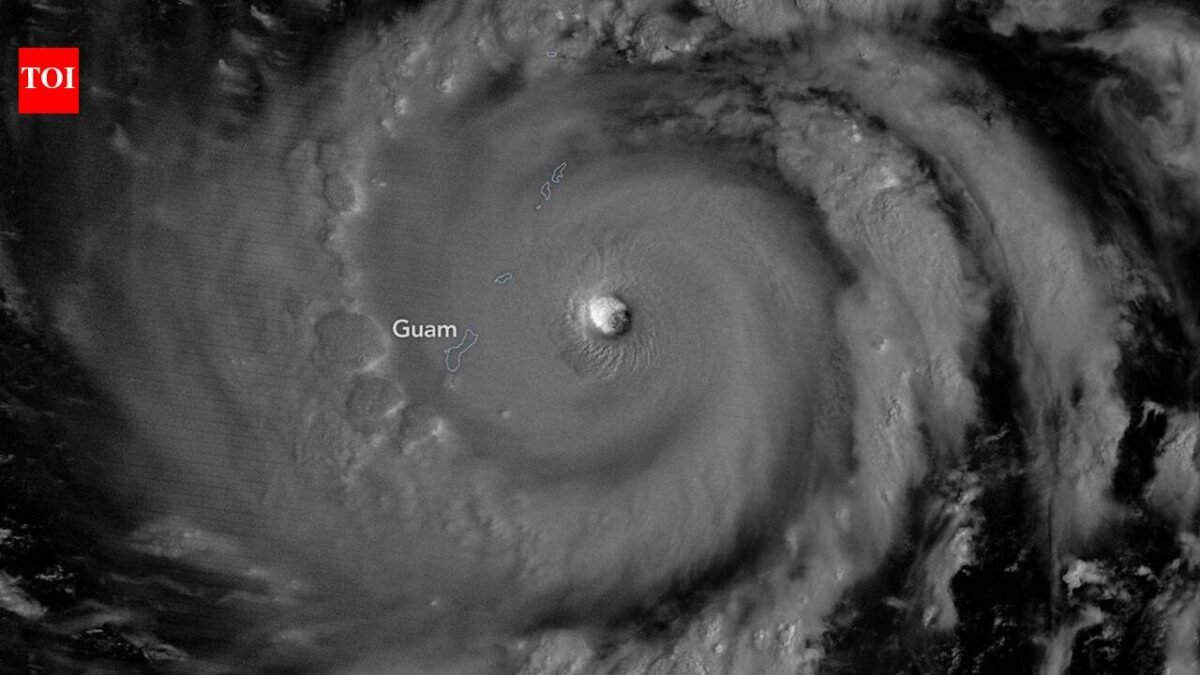 NASA captures stunning view of Super Typhoon Bavi from space