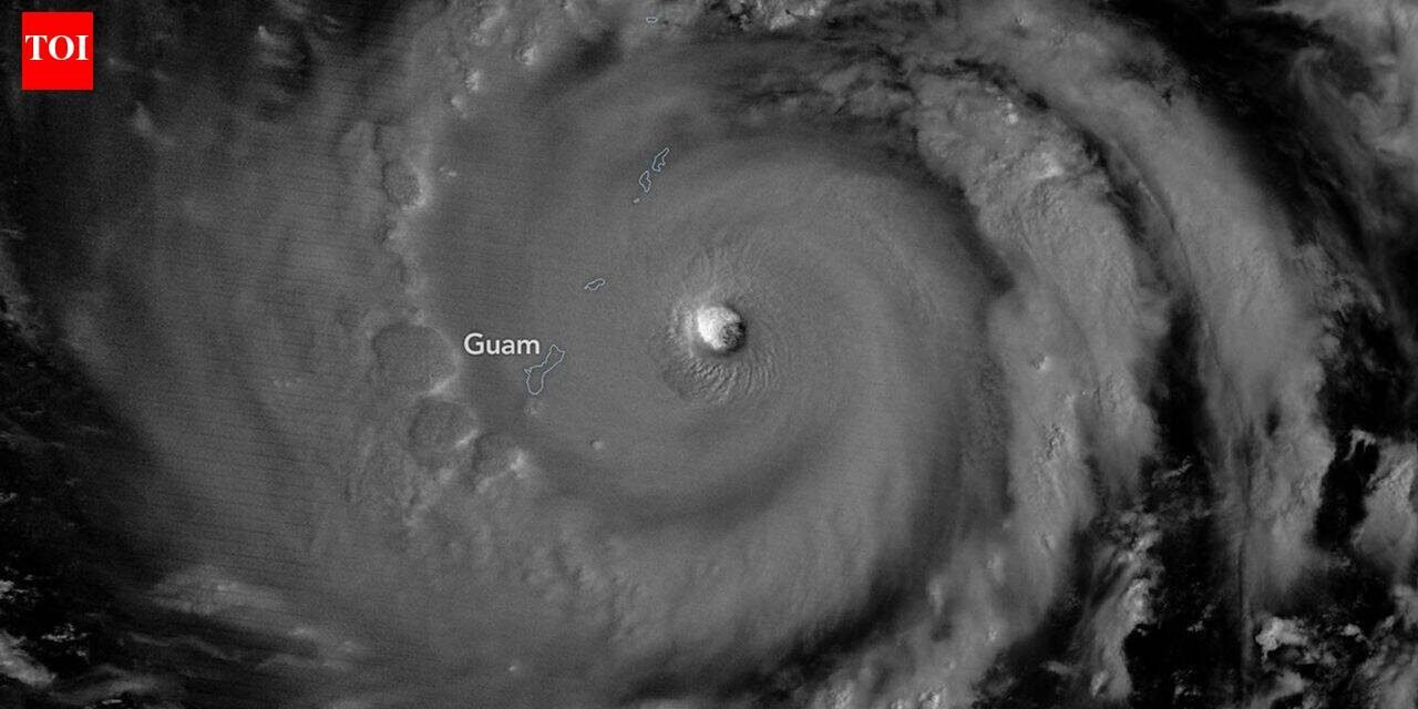 NASA captures stunning view of Super Typhoon Bavi from space