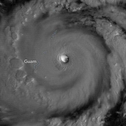 NASA captures stunning view of Super Typhoon Bavi from space
