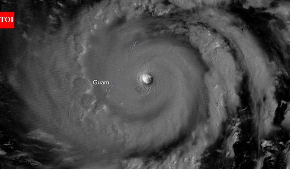 NASA captures stunning view of Super Typhoon Bavi from space