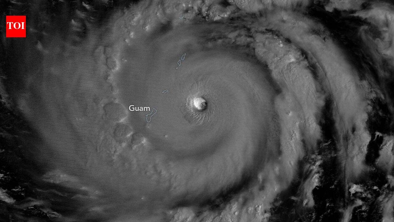 NASA captures stunning view of Super Typhoon Bavi from space