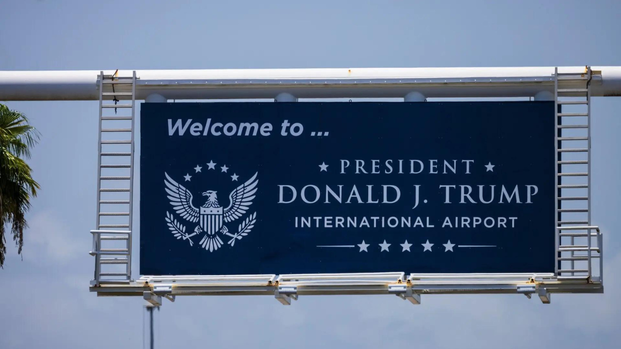 President Donald J. Trump International Airport: Florida airport officially renamed after Donald Trump; US president calls it 'a very important day'