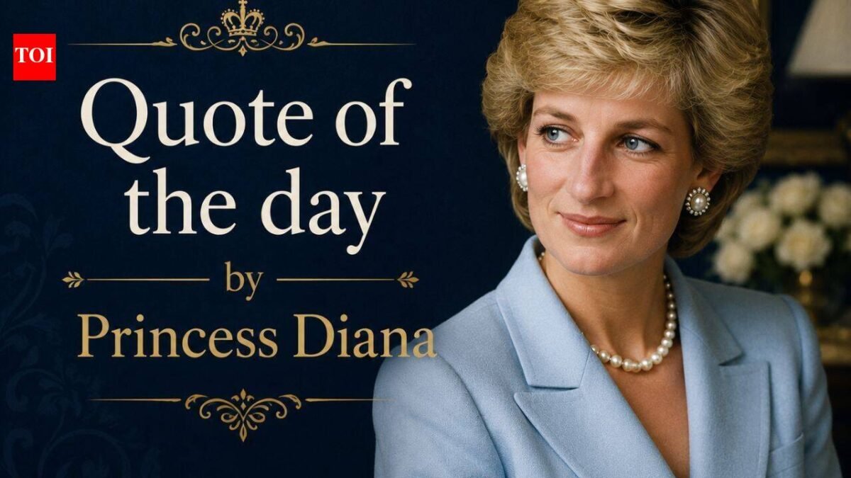 Princess Diana's Quote of the Day: "I think the greatest disease the world suffers from today is..." | World News