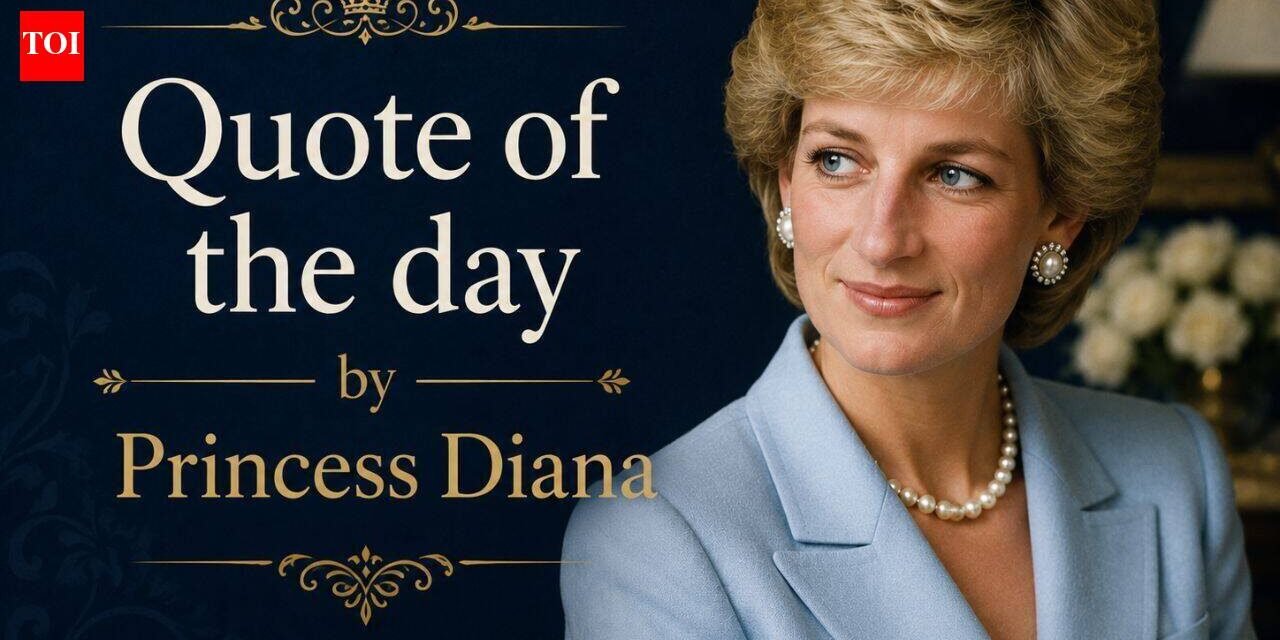 Princess Diana's Quote of the Day: "I think the greatest disease the world suffers from today is..." | World News