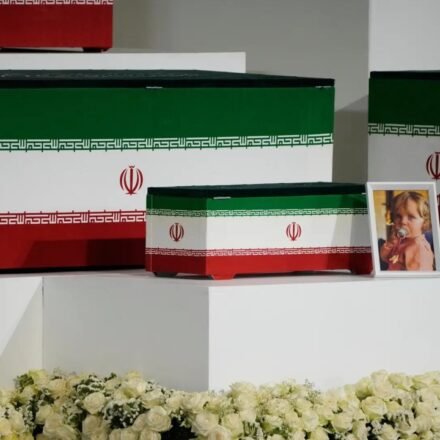 Queuing up all night to pay tribute to Khamenei
