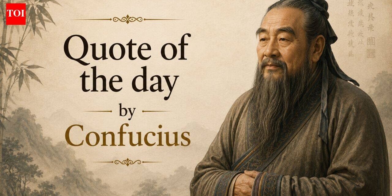 Quote of the Day from Chinese Philosopher Confucius: "Attack the evil within yourself instead of attacking..." | World News