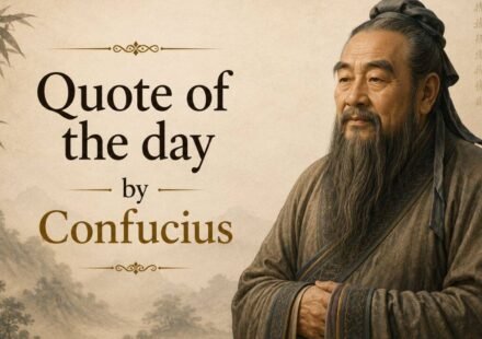 Quote of the Day from Chinese Philosopher Confucius: "Attack the evil within yourself instead of attacking..." | World News