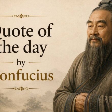 Quote of the Day from Chinese Philosopher Confucius: "Attack the evil within yourself instead of attacking..." | World News