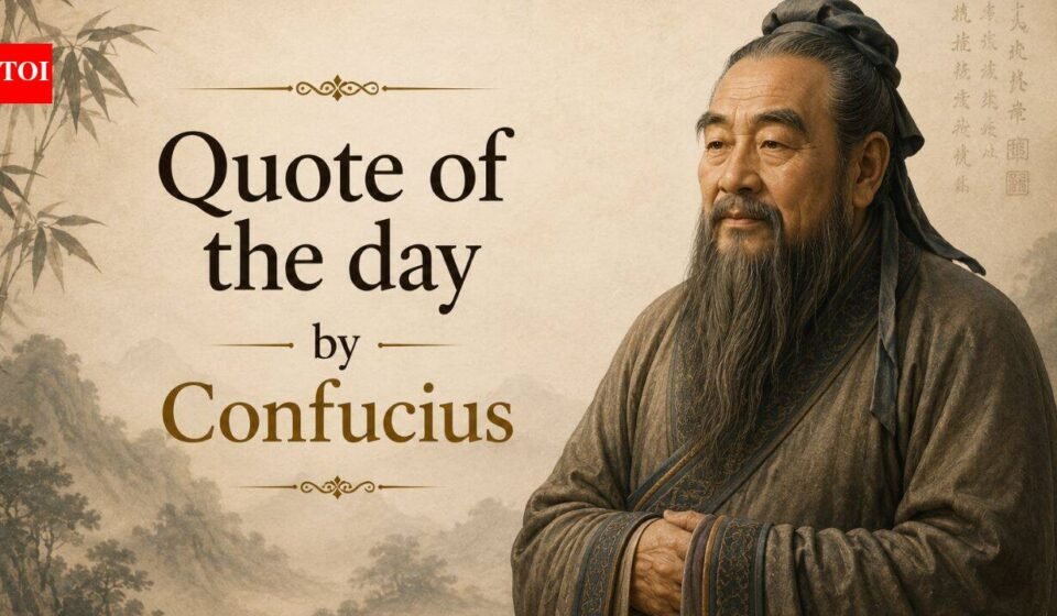 Quote of the Day from Chinese Philosopher Confucius: "Attack the evil within yourself instead of attacking..." | World News