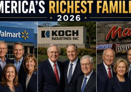 Ranking of America's richest families in 2026: Walmart heir tops list with wealth of $520 billion World News