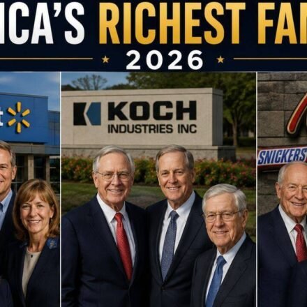 Ranking of America's richest families in 2026: Walmart heir tops list with wealth of $520 billion World News