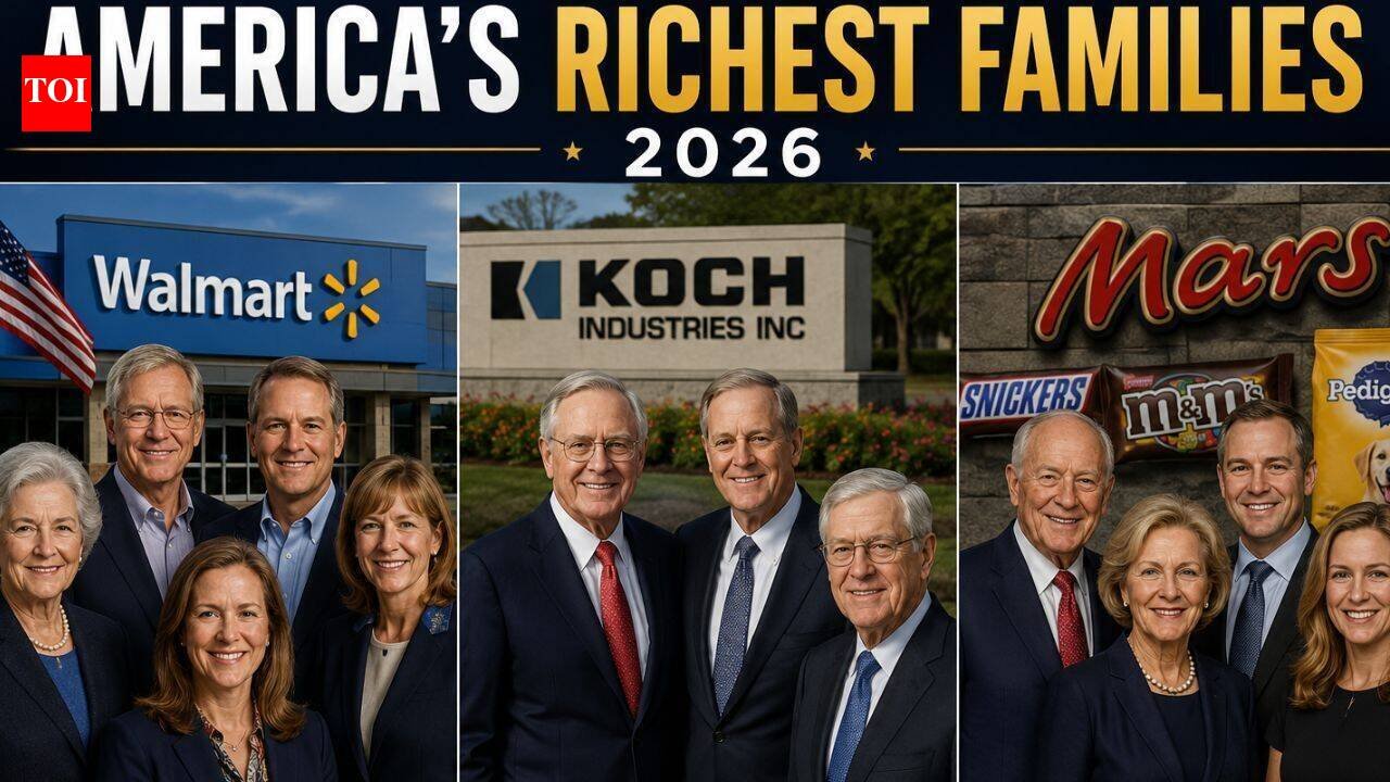 Ranking of America's richest families in 2026: Walmart heir tops list with wealth of $520 billion World News