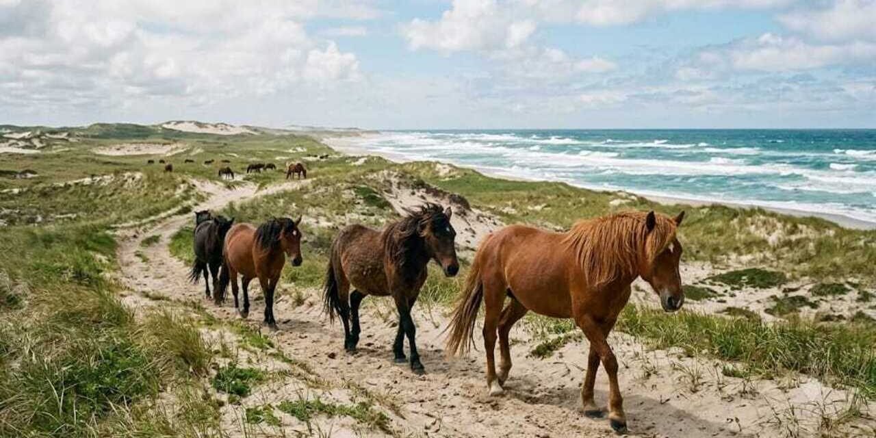 Sable Island is a remote sand island with no permanent residents but hundreds of wild horses roaming freely on its shifting sand dunes | World News