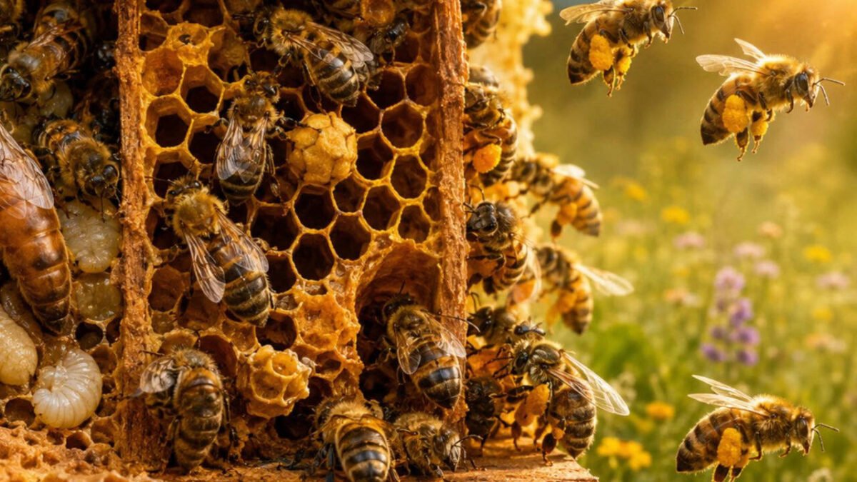 Scientists studying the brains of bees have discovered clues to how colonies coordinate complex behaviors without a central controller, instead relying on many small individual decisions
