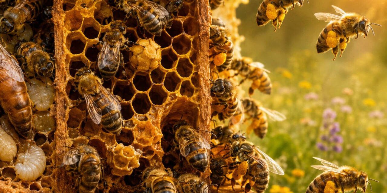 Scientists studying the brains of bees have discovered clues to how colonies coordinate complex behaviors without a central controller, instead relying on many small individual decisions