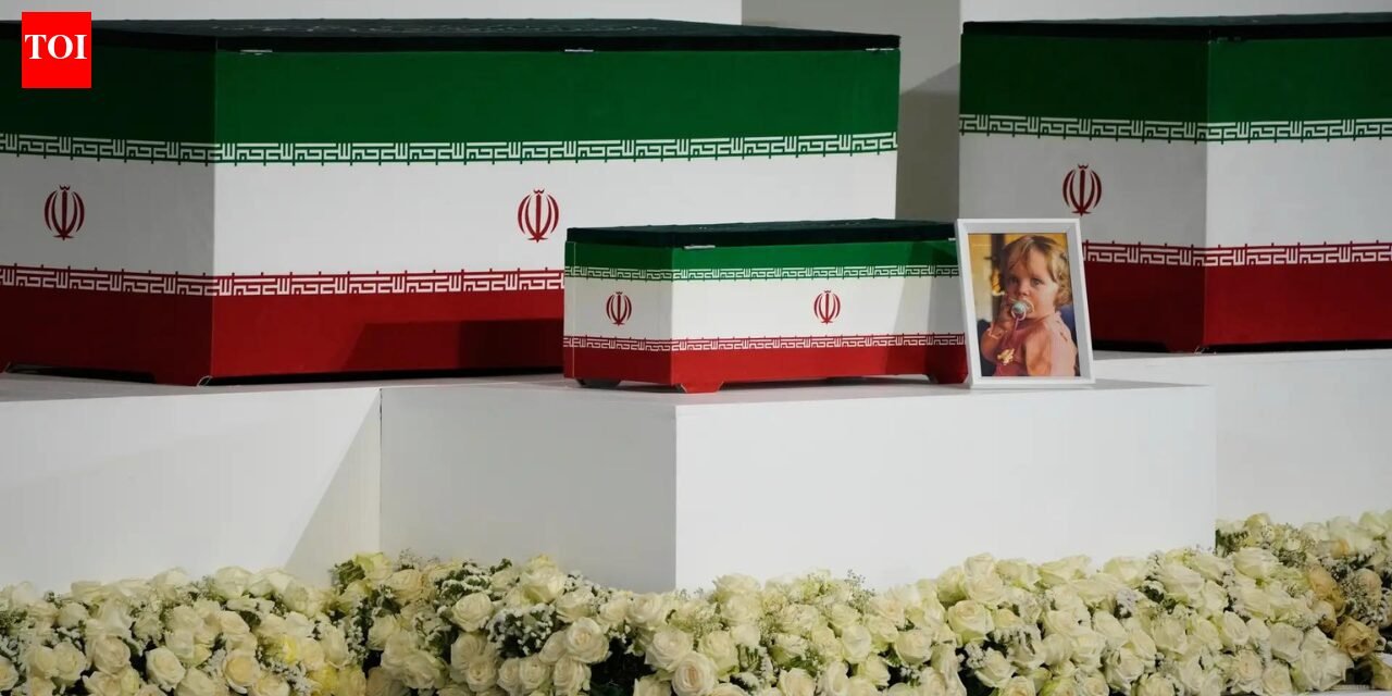 Small coffin next to Ali Khamenei: 14-month-old granddaughter honored at Iran's supreme leader's funeral