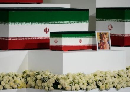 Small coffin next to Ali Khamenei: 14-month-old granddaughter honored at Iran's supreme leader's funeral