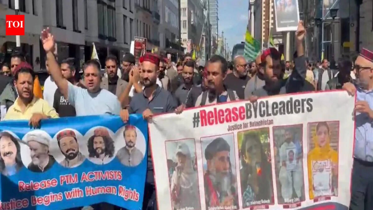 'Stop genocide': Baloch protesters in Germany sound alarm over atrocities in Pakistan