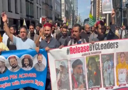 'Stop genocide': Baloch protesters in Germany sound alarm over atrocities in Pakistan