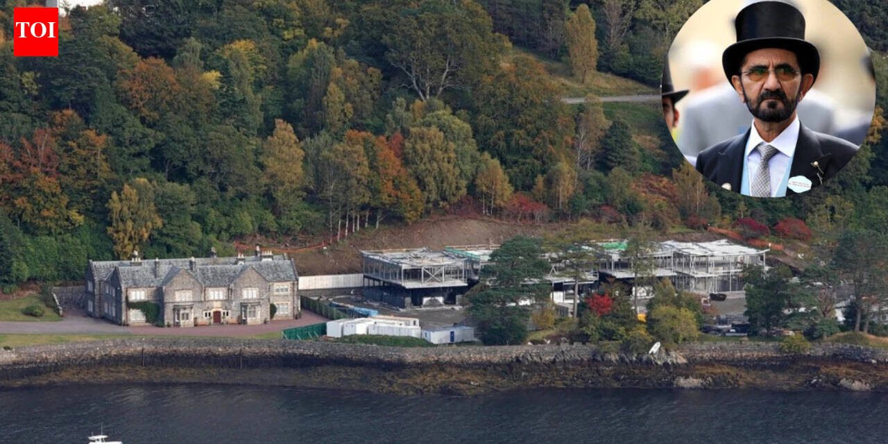 The emir of Dubai owns a 63,000-acre estate in Scotland, but the sheikh has only visited his multimillion-dollar estate five times in 20 years because it didn't have enough bedrooms