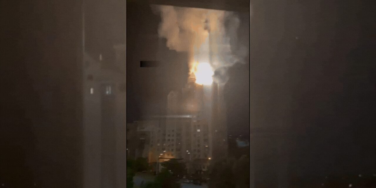 WATCH: 9-story apartment building partially collapses in Kiev after Russian attack; residents trapped