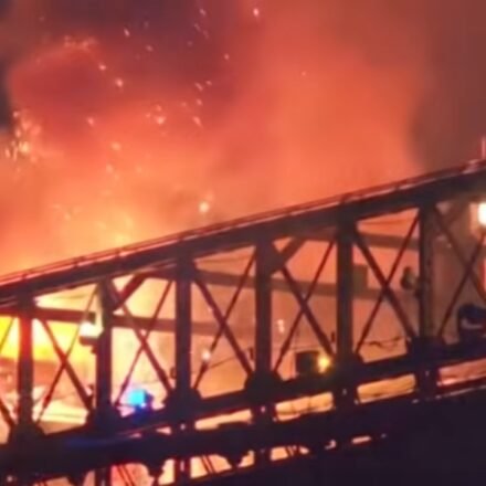 WATCH: Brooklyn Bridge catches fire during 4th of July fireworks show
