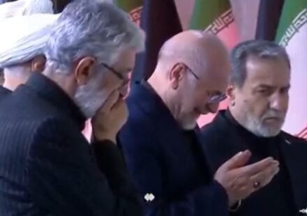 WATCH: Iran's top leaders, including Ghalibaf, break down as week-long funeral for Ayatollah Khamenei begins