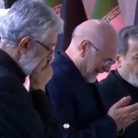 WATCH: Iran's top leaders, including Ghalibaf, break down as week-long funeral for Ayatollah Khamenei begins
