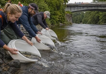 Why Stockholm releases 10,000 salmon and sea trout every year next to the Royal Palace | World News