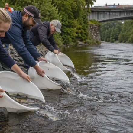 Why Stockholm releases 10,000 salmon and sea trout every year next to the Royal Palace | World News