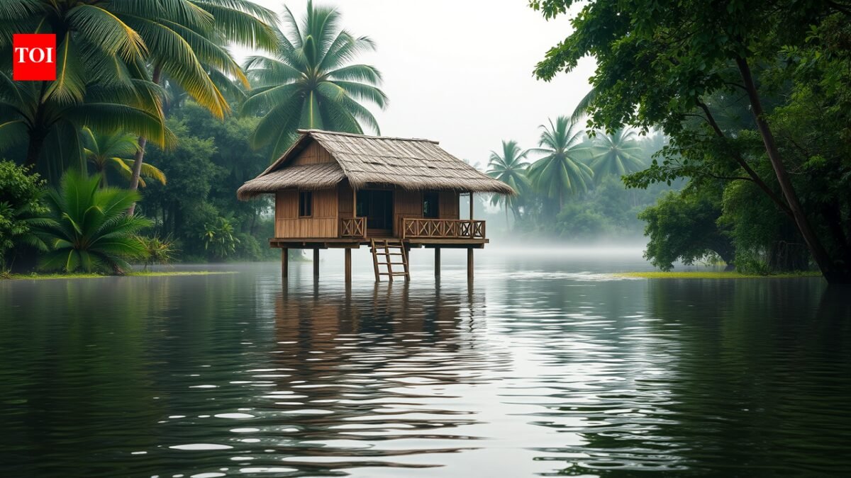 Why are houses in the Philippines built on wooden stilts to withstand floods, typhoons and intense heat? world news