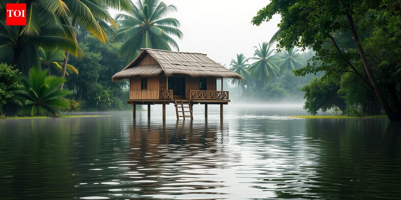 Why are houses in the Philippines built on wooden stilts to withstand floods, typhoons and intense heat? world news